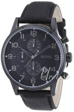 Hugo Boss Aeroliner Sort/Læder Ø44 mm Hugo Boss Aeroliner Sort/Læder Ø44 mm