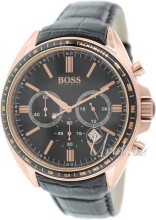 Hugo Boss Chronograph Sort/Læder Ø47 mm Hugo Boss Chronograph Sort/Læder Ø47 mm