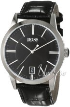 Hugo Boss Success Sort/Læder Ø42 mm Hugo Boss Success Sort/Læder Ø42 mm