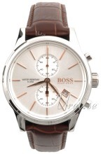 Hugo Boss Jet Sølvfarvet/Læder Ø42 mm Hugo Boss Jet Sølvfarvet/Læder Ø42 mm