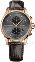 Hugo Boss Jet Grå/Læder Ø42 mm Hugo Boss Jet Grå/Læder Ø42 mm