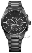 Hugo Boss Onyx Sort/Stål Ø44 mm Hugo Boss Onyx Sort/Stål Ø44 mm