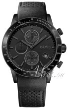 Hugo Boss Rafale Sort/Læder Ø44 mm Hugo Boss Rafale Sort/Læder Ø44 mm