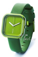Hygge Väri Forrest Green Grøn/Læder Ø33 mm Hygge Väri Forrest Green Grøn/Læder Ø33 mm