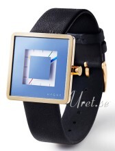 Hygge 2089 Gold Sølvfarvet/Læder Ø32 mm Hygge 2089 Gold Sølvfarvet/Læder Ø32 mm