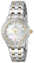 Invicta II Hvid/Gul guldtonet stål Ø33 mm Invicta II Hvid/Gul guldtonet stål Ø33 mm