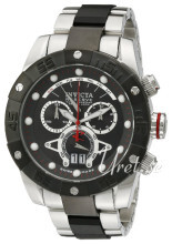 Invicta Reserve Sort/Stål Ø54 mm Invicta Reserve Sort/Stål Ø54 mm