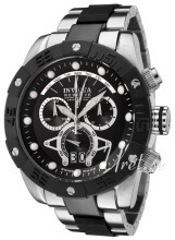 Invicta Reserve Sort/Stål Ø53 mm Invicta Reserve Sort/Stål Ø53 mm