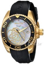 Invicta Angel Sort/Gummi Ø39 mm Invicta Angel Sort/Gummi Ø39 mm
