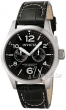 Invicta I-Force Military Sort/Læder Ø48 mm Invicta I-Force Military Sort/Læder Ø48 mm