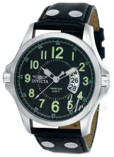 Invicta II Sort/Læder Ø47 mm Invicta II Sort/Læder Ø47 mm