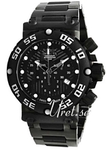 Invicta Subaqua Nitro Diver Chronograph Sort/Stål Ø50 mm Invicta Subaqua Nitro Diver Chronograph Sort/Stål Ø50 mm