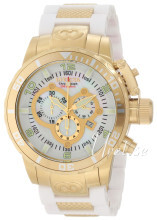 Invicta Corduba Hvid/Guldtonet stål Ø52 mm Invicta Corduba Hvid/Guldtonet stål Ø52 mm