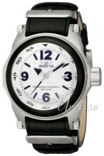 Invicta Force Sølvfarvet/Læder Ø53 mm Invicta Force Sølvfarvet/Læder Ø53 mm