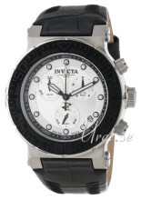 Invicta Ocean Reef Sølvfarvet/Læder Ø46 mm Invicta Ocean Reef Sølvfarvet/Læder Ø46 mm