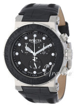 Invicta Ocean Reef Sort/Læder Ø46 mm Invicta Ocean Reef Sort/Læder Ø46 mm