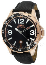 Invicta Specialty Sort/Læder Ø45 mm Invicta Specialty Sort/Læder Ø45 mm