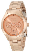 Invicta Angel Rosa guldfarvet/Rosaguldtonet stål Ø40 mm Invicta Angel Rosa guldfarvet/Rosaguldtonet stål Ø40 mm