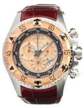 Invicta Excursion Reserve Rosa guldfarvet/Læder Ø52 mm Invicta Excursion Reserve Rosa guldfarvet/Læder Ø52 mm