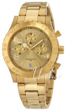 Invicta II Guldfarvet/Guldtonet stål Ø40 mm Invicta II Guldfarvet/Guldtonet stål Ø40 mm