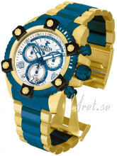 Invicta Arsenal Sølvfarvet/Gul guldtonet stål Ø48 mm Invicta Arsenal Sølvfarvet/Gul guldtonet stål Ø48 mm