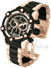 Invicta Arsenal Sort/Rosaguldtonet stål Ø48 mm Invicta Arsenal Sort/Rosaguldtonet stål Ø48 mm