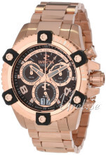 Invicta Arsenal Reserve Brun/Rosaguldtonet stål Ø48 mm Invicta Arsenal Reserve Brun/Rosaguldtonet stål Ø48 mm