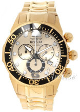Invicta Lupah Guldfarvet/Gul guldtonet stål Ø47 mm Invicta Lupah Guldfarvet/Gul guldtonet stål Ø47 mm