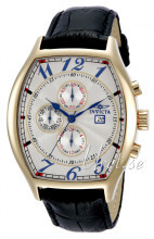 Invicta Reserve Reserve Hvid/Læder Ø43 mm Invicta Reserve Reserve Hvid/Læder Ø43 mm