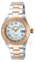 Invicta Angel Hvid/Rosaguldtonet stål Ø40 mm Invicta Angel Hvid/Rosaguldtonet stål Ø40 mm