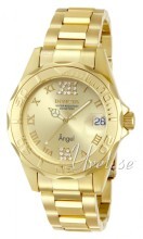 Invicta Angel Guldfarvet/Gul guldtonet stål Ø38 mm Invicta Angel Guldfarvet/Gul guldtonet stål Ø38 mm