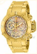 Invicta Jason Taylor Guldfarvet/Gul guldtonet stål Ø42 mm Invicta Jason Taylor Guldfarvet/Gul guldtonet stål Ø42 mm
