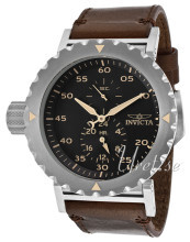 Invicta I-Force Sort/Læder Ø52 mm Invicta I-Force Sort/Læder Ø52 mm