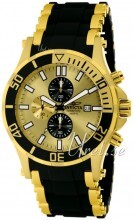 Invicta Sea Spider Guldfarvet/Guldtonet stål Ø50 mm Invicta Sea Spider Guldfarvet/Guldtonet stål Ø50 mm