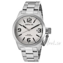 Invicta Corduba Hvid/Stål Ø40 mm Invicta Corduba Hvid/Stål Ø40 mm
