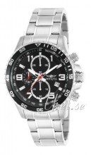 Invicta Specialty Sort/Stål Ø45 mm Invicta Specialty Sort/Stål Ø45 mm
