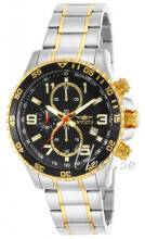Invicta Specialty Sort/Gul guldtonet stål Ø45 mm Invicta Specialty Sort/Gul guldtonet stål Ø45 mm
