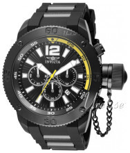Invicta Corduba Sort/Stål Ø51 mm Invicta Corduba Sort/Stål Ø51 mm