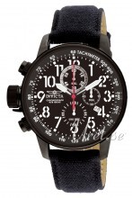 Invicta Force Sort/Tekstil Ø45 mm Invicta Force Sort/Tekstil Ø45 mm