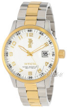 Invicta I-Force Sølvfarvet/Gul guldtonet stål Ø44 mm Invicta I-Force Sølvfarvet/Gul guldtonet stål Ø44 mm
