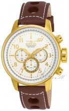 Invicta S1 Hvid/Læder Ø48 mm Invicta S1 Hvid/Læder Ø48 mm