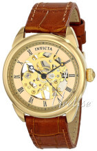 Invicta Specialty Guldfarvet/Læder Ø36 mm Invicta Specialty Guldfarvet/Læder Ø36 mm