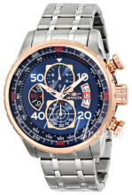 Invicta Aviator Blå/Stål Ø48 mm Invicta Aviator Blå/Stål Ø48 mm
