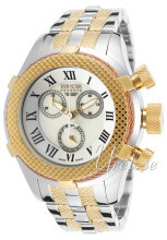 Invicta Bolt Sølvfarvet/Gul guldtonet stål Ø40 mm Invicta Bolt Sølvfarvet/Gul guldtonet stål Ø40 mm