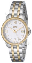 Invicta Specialty Hvid/Gul guldtonet stål Ø32 mm Invicta Specialty Hvid/Gul guldtonet stål Ø32 mm