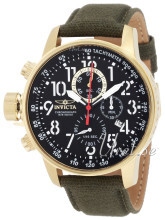 Invicta Force Sort/Læder Ø46 mm Invicta Force Sort/Læder Ø46 mm