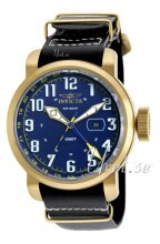 Invicta Aviator Blå/Gul guldtonet stål Ø52 mm Invicta Aviator Blå/Gul guldtonet stål Ø52 mm