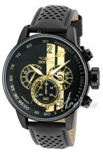 Invicta S1 Sort/Læder Ø52 mm Invicta S1 Sort/Læder Ø52 mm