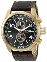 Invicta Aviator Sort/Læder Ø50 mm Invicta Aviator Sort/Læder Ø50 mm
