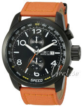 Invicta Aviator Sort/Læder Ø50 mm Invicta Aviator Sort/Læder Ø50 mm